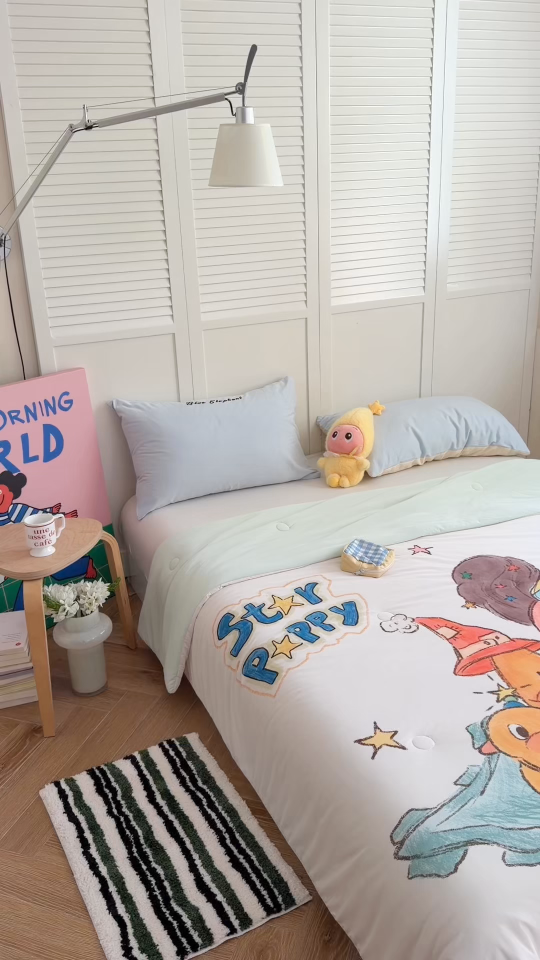 91家纺网 家纺一手货源 找家纺 暖生活 2026新款A类卡通大版冰皮凉感夏被空调被夏凉被 月亮星人