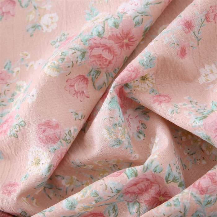 91家纺网 家纺一手货源 找家纺 乐逸家纺 2026新款A类母婴级韩系爆款花边款碎花床笠三件套四件套 韩系花边款床笠爱如星辰