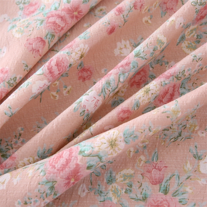 91家纺网 家纺一手货源 找家纺 乐逸家纺 2026新款A类母婴级韩系爆款花边款碎花床笠三件套四件套 韩系花边款床笠爱如星辰