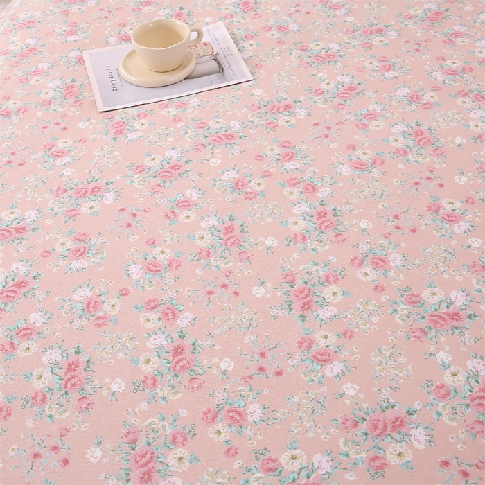 91家纺网 家纺一手货源 找家纺 乐逸家纺 2026新款A类母婴级韩系爆款花边款碎花床笠三件套四件套 韩系花边款床笠爱如星辰