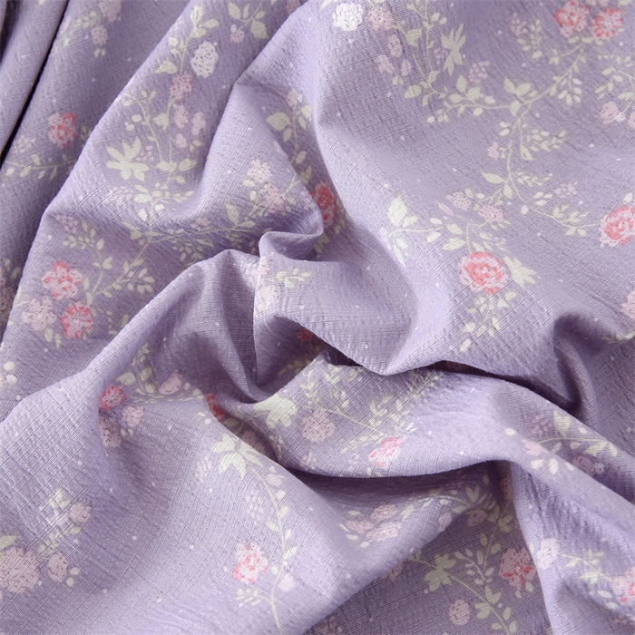 91家纺网 家纺一手货源 找家纺 乐逸家纺 2026新款A类母婴级韩系爆款花边款碎花床笠三件套四件套 韩系花边款床笠倾心紫