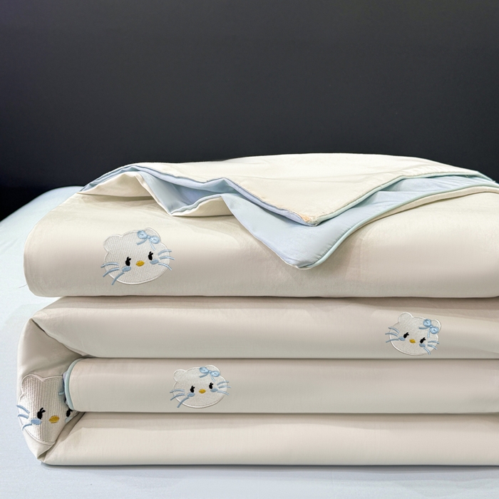 91家纺网 家纺一手货源 找家纺 （总）大麦家纺 2026新款水洗天丝夏被四件套
