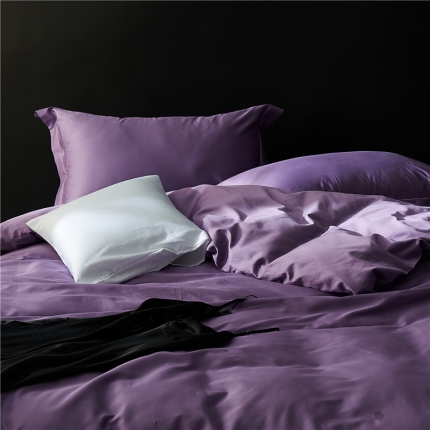 91家纺网 家纺一手货源 找家纺 朵美家纺80支纯色天丝四件套