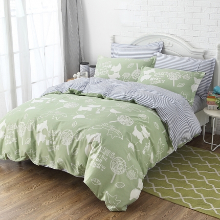 91家纺网 家纺一手货源 找家纺 星期三家纺 13372全棉优质新疆棉四件套（加老板微信有会员价）