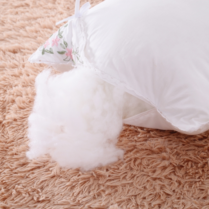 91家纺网 家纺一手货源 找家纺 清新花语薰衣草羽丝绒枕头枕芯可水洗