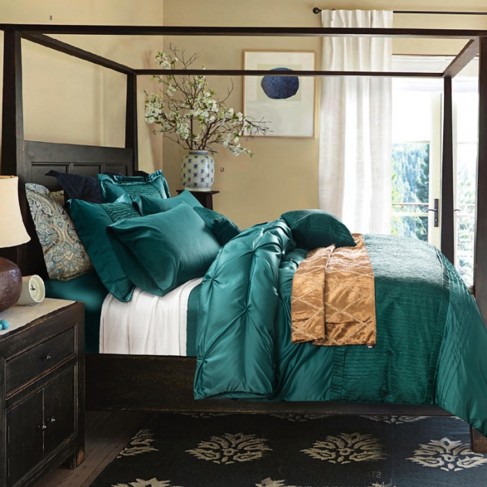 91家纺网 家纺一手货源 找家纺 宅家居轻奢系列四件套奥斯汀