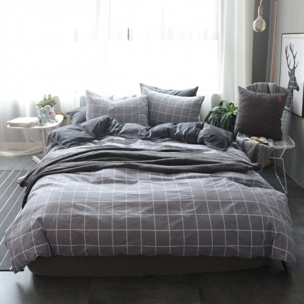 91家纺网 家纺一手货源 找家纺 （总）梦家居2017A版纯棉全棉B版水晶绒印花四件套床单款