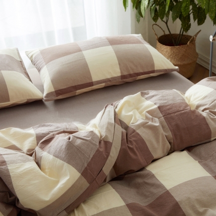 91家纺网 家纺一手货源 找家纺 北欧良品（7规格现货）水洗棉被套单品无印良品被套单件