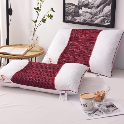 91家纺网 家纺一手货源 找家纺 瑞莉安枕芯 中网磁石枕芯 护颈定型枕