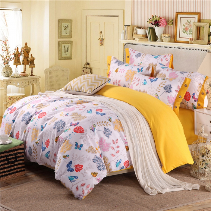 91家纺网 家纺一手货源 找家纺 欧冠家纺2016美式四件套寻梦园