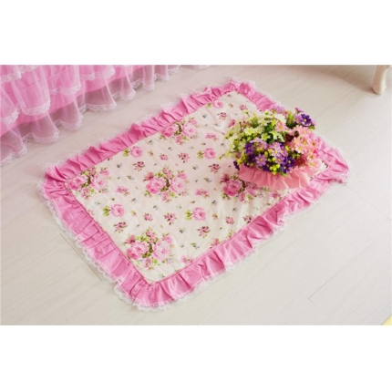 91家纺网 家纺一手货源 找家纺 菊尚家纺 全棉13372韩版四件套花开沫沫配件