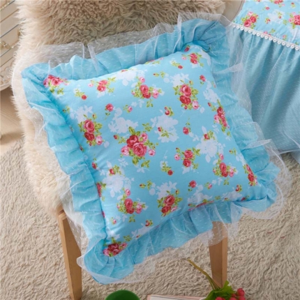 91家纺网 家纺一手货源 找家纺 菊尚家纺 全棉13372韩版四件套花香迷梦配件