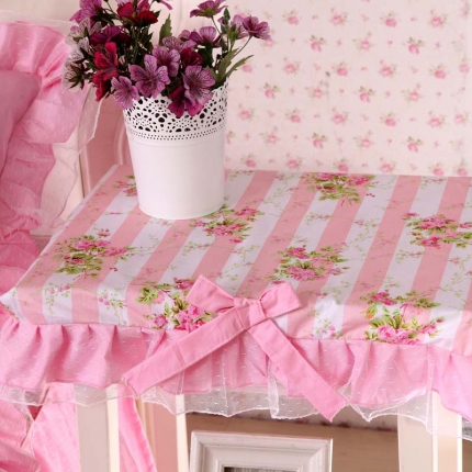 91家纺网 家纺一手货源 找家纺 菊尚家纺 全棉13372韩版四件套茜茜公主配件