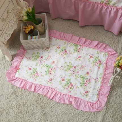 91家纺网 家纺一手货源 找家纺 菊尚家纺 全棉13372韩版四件套浓情粉香配件