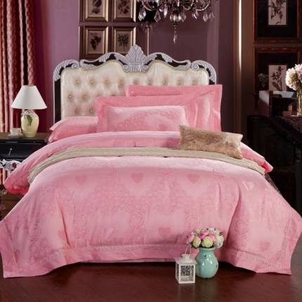 91家纺网 家纺一手货源 找家纺 (总)玖玖爱家纺 欧式奢华仿丝棉压花四件套