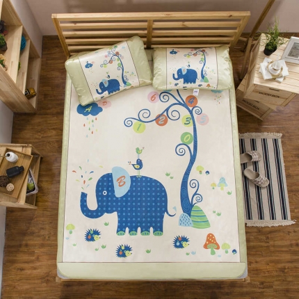 91家纺网 家纺一手货源 找家纺 (总）慕尚家纺2016大版卡通冰丝席