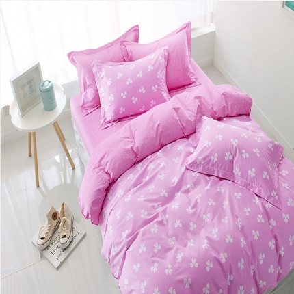 91家纺网 家纺一手货源 找家纺 （总）孩子王家纺 小清新宜家系列四件套床单款