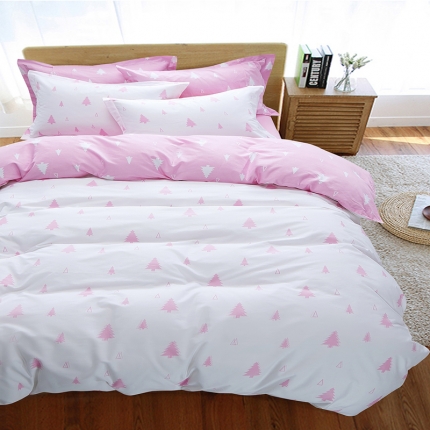 91家纺网 家纺一手货源 找家纺 （总）孩子王家纺 小清新宜家系列四件套床单款