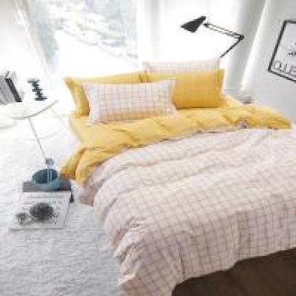 91家纺网 家纺一手货源 找家纺 （总）孩子王家纺 小清新宜家系列四件套床单款