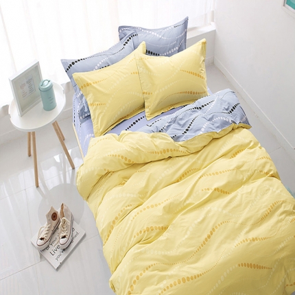 91家纺网 家纺一手货源 找家纺 （总）孩子王家纺 小清新宜家系列四件套床单款