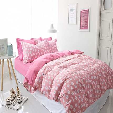 91家纺网 家纺一手货源 找家纺 （总）孩子王家纺 小清新宜家系列四件套床单款