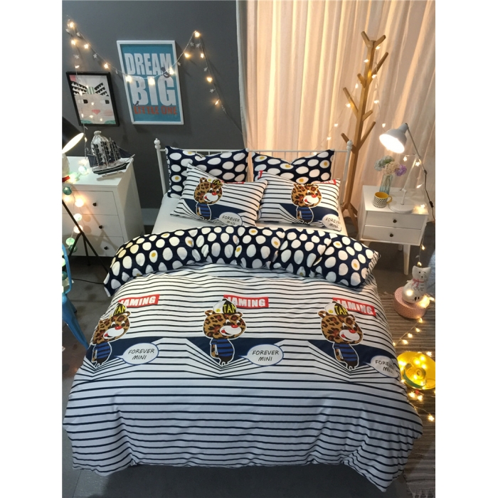 91家纺网 家纺一手货源 找家纺 慕梵2018新品全棉法莱绒单被套纯棉单被罩法兰绒水晶绒棉加绒