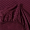 91家纺网 家纺一手货源 找家纺 清怡家纺 全棉缎条纯色四件套床笠款 深紫色