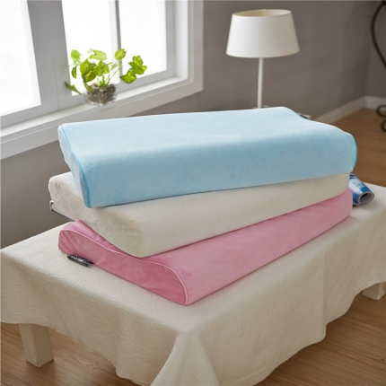 泰国天然乳胶枕成人无印风纯色枕头