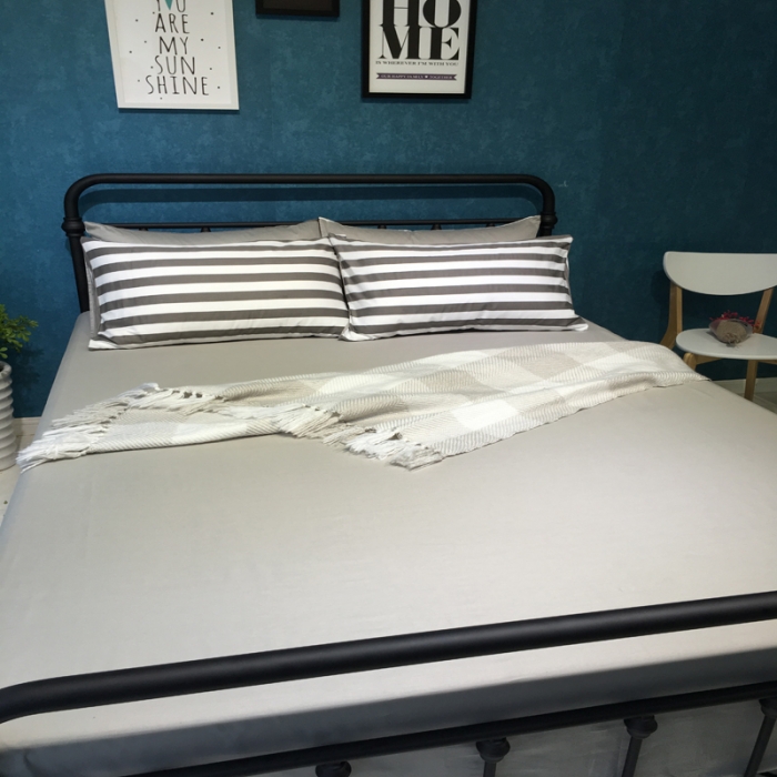 91家纺网 家纺一手货源 找家纺 漫调家纺 全棉北欧风四件套床单款绅士