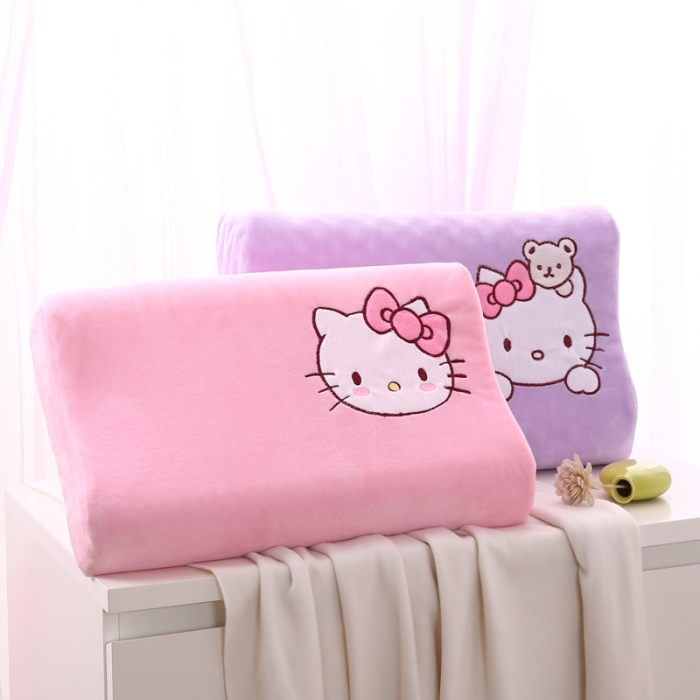 91家纺网 家纺一手货源 找家纺 （总）希咪岚 KT猫贴布绣儿童乳胶枕