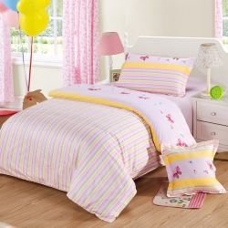 兴莉家纺 全棉加厚绣花四件套蝶梦