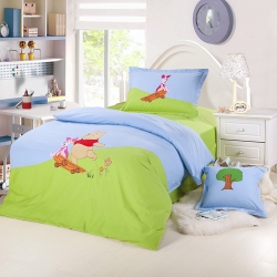 兴莉家纺 全棉加厚绣花四件套活力宝贝