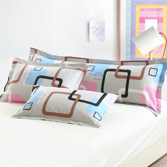 91家纺网 家纺一手货源 找家纺 全棉枕套长枕套双人枕头套1.2米1.5米1.8米纯棉彩云阁