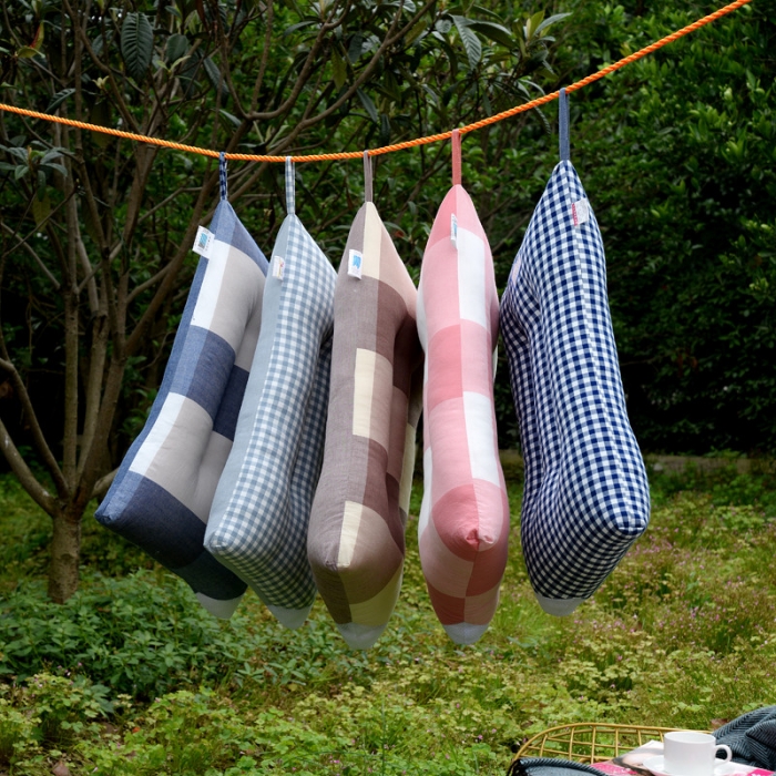 91家纺网 家纺一手货源 找家纺 （总）锦绣万家 全棉水洗棉羽丝绒枕头枕芯宜家风