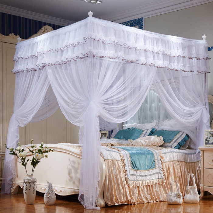 91家纺网 家纺一手货源 找家纺 (总)新太阳家纺 三开门落地蚊帐-澡兰香