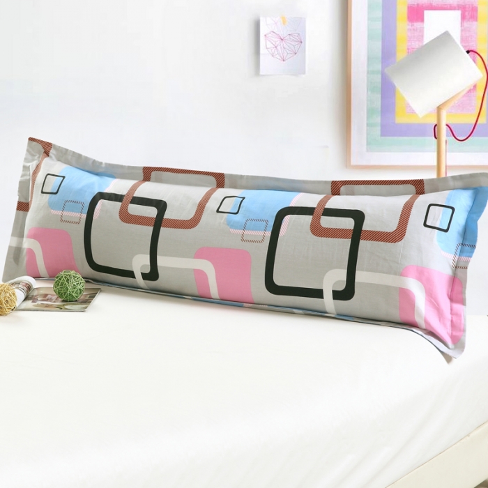 91家纺网 家纺一手货源 找家纺 全棉枕套长枕套双人枕头套1.2米1.5米1.8米纯棉彩云阁