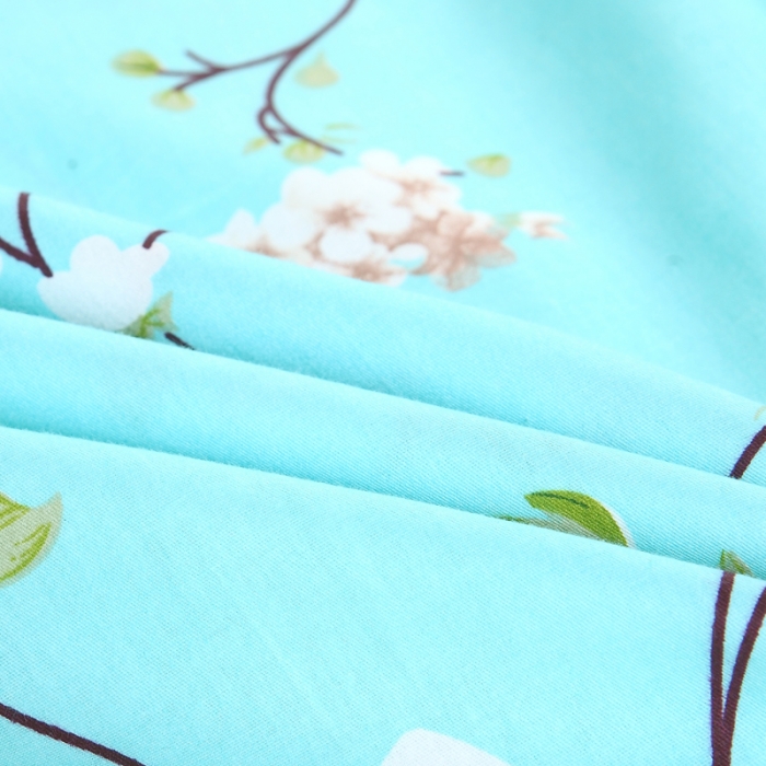 91家纺网 家纺一手货源 找家纺 枕套纯棉清新花园