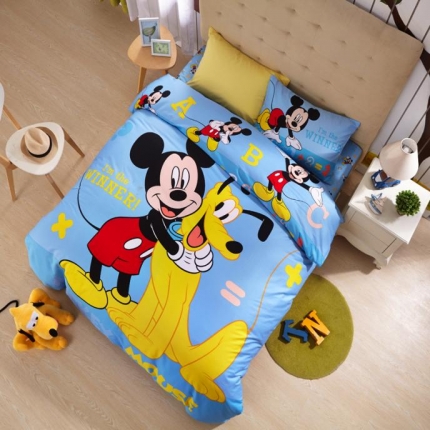 迪士尼家居 全棉迪士尼四件套床单款MU-4075