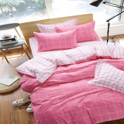 (总)孩子王家纺 小清新宜家系列四件套床单款