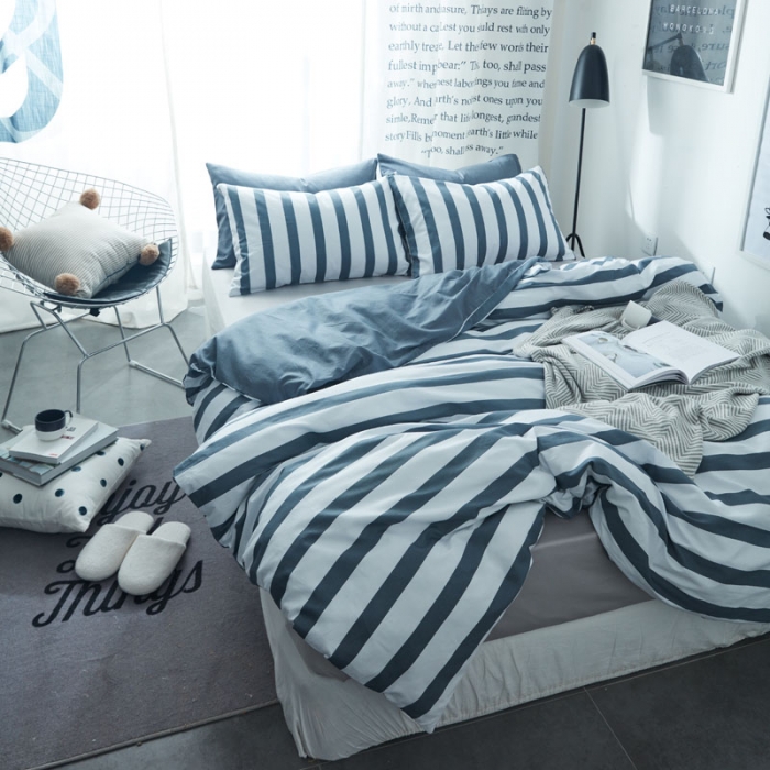 91家纺网 家纺一手货源 找家纺 梦家居韩国宜家简约全棉四件套