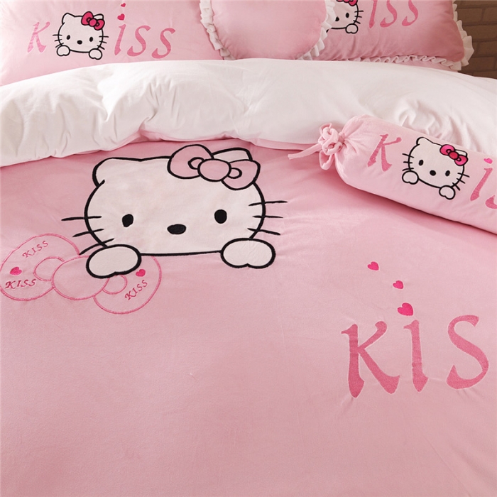 91家纺网 家纺一手货源 找家纺 欧冠韩版超柔水晶绒四件套