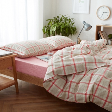 91家纺网 家纺一手货源 找家纺 北欧良品（7规格现货）水洗棉被套单品无印良品被套单件