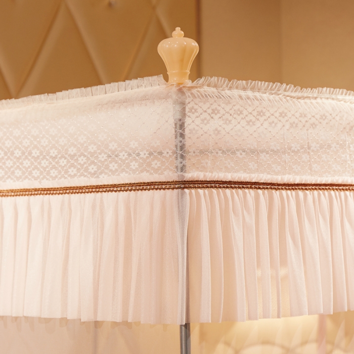 91家纺网 家纺一手货源 找家纺 2016新款坐床防蚊蚊帐—沁园春22mm 玉色