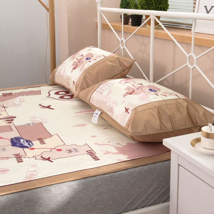 91家纺网 家纺一手货源 找家纺 (总）慕尚家纺2016大版卡通冰丝席