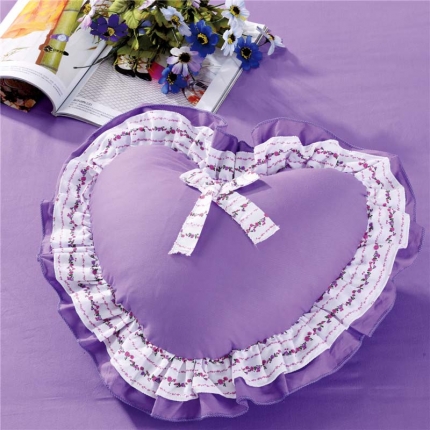 91家纺网 家纺一手货源 找家纺 菊尚家纺 全棉13372韩版四件套紫色迷情配件