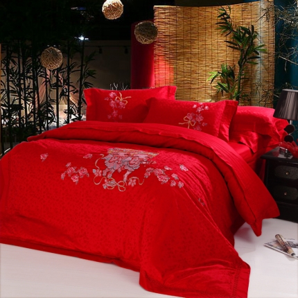 91家纺网 家纺一手货源 找家纺 (总)玖玖爱家纺 欧式奢华仿丝棉压花四件套 