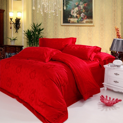 91家纺网 家纺一手货源 找家纺 (总)玖玖爱家纺 欧式奢华仿丝棉压花四件套