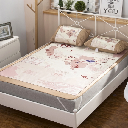 91家纺网 家纺一手货源 找家纺 (总）慕尚家纺2016大版卡通冰丝席