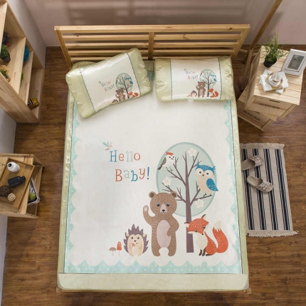 91家纺网 家纺一手货源 找家纺 (总）慕尚家纺2016大版卡通冰丝席