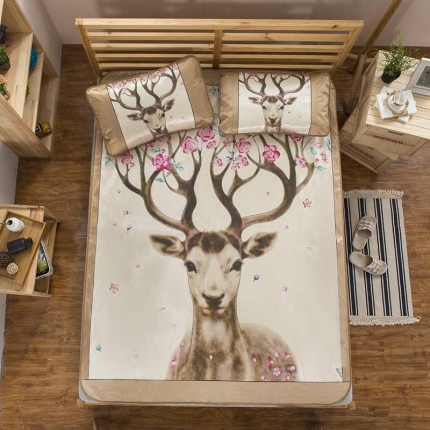 91家纺网 家纺一手货源 找家纺 (总）慕尚家纺2016大版卡通冰丝席